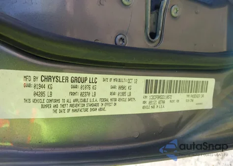 2013 Dodge Dart Rallye from USA, damaged, VIN 1C3CDFBA5DD110572